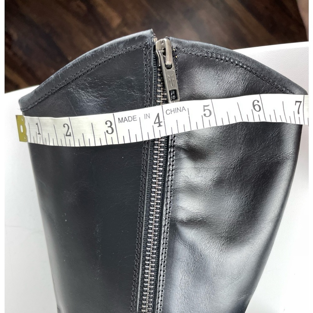 FRYE MELISSA BUTTON INSIDE ZIP Genuine Leather Side Zip Boots NWOT Sz 6 - Picture 17 of 17